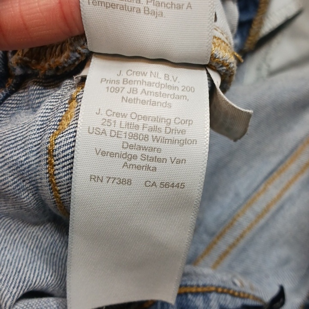 J. Crew  Mid Rise Flare Crop Women's denim jeans cotton Sz. 25 - Picture 7 of 11